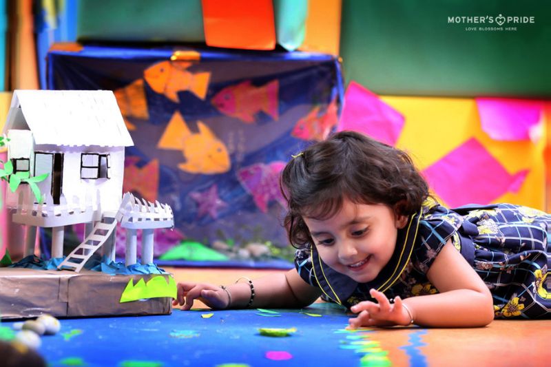 Soft play area with age-appropriate toys for toddlers in Pataudi nursery school